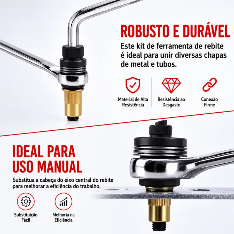 FIXMASTER® - Kit de Ferramentas de Rebitagem 60 peças [50% OFF]