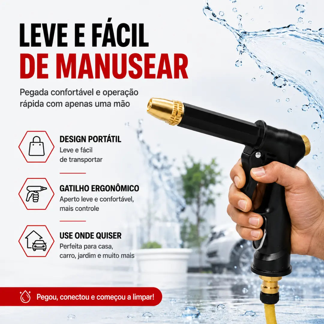 AQUAJET® - Jato de Água de Alta Pressão Portátil + Brindes Exclusivos