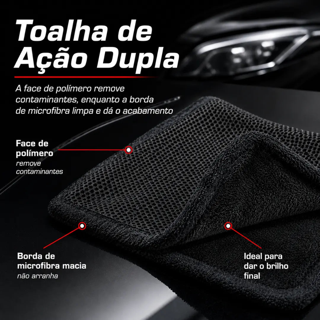 Toalha CLAY® - Toalha de Detalhamento com Efeito Clay Bar [COMPRE 1 LEVE 3]
