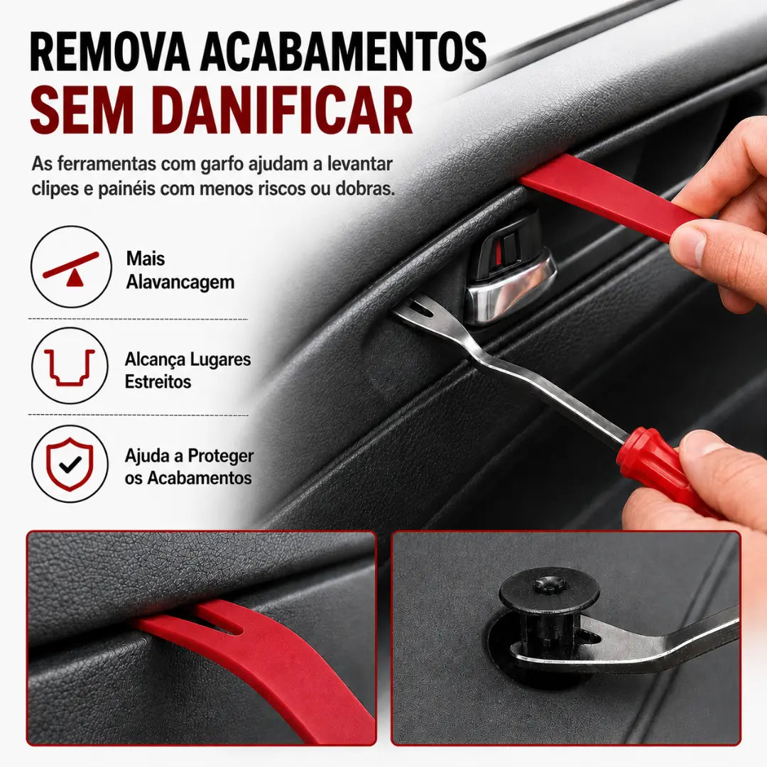AUTOFIX® - Kit Profissional de Fixadores Automotivos + Brindes Exclusivos