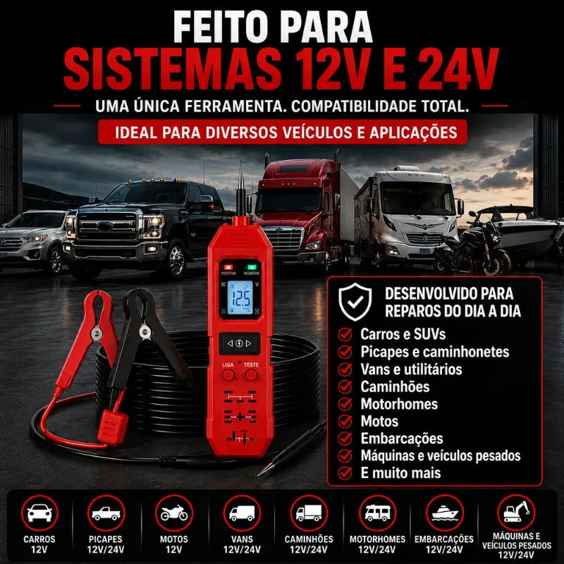 VOLTSCAN® - Diagnóstico Elétrico Automotivo 3 em 1 [50% OFF]