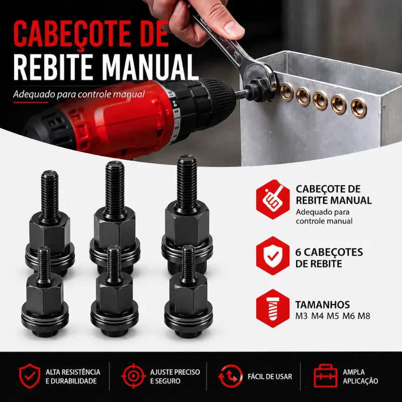 FIXMASTER® - Kit de Ferramentas de Rebitagem 60 peças [50% OFF]