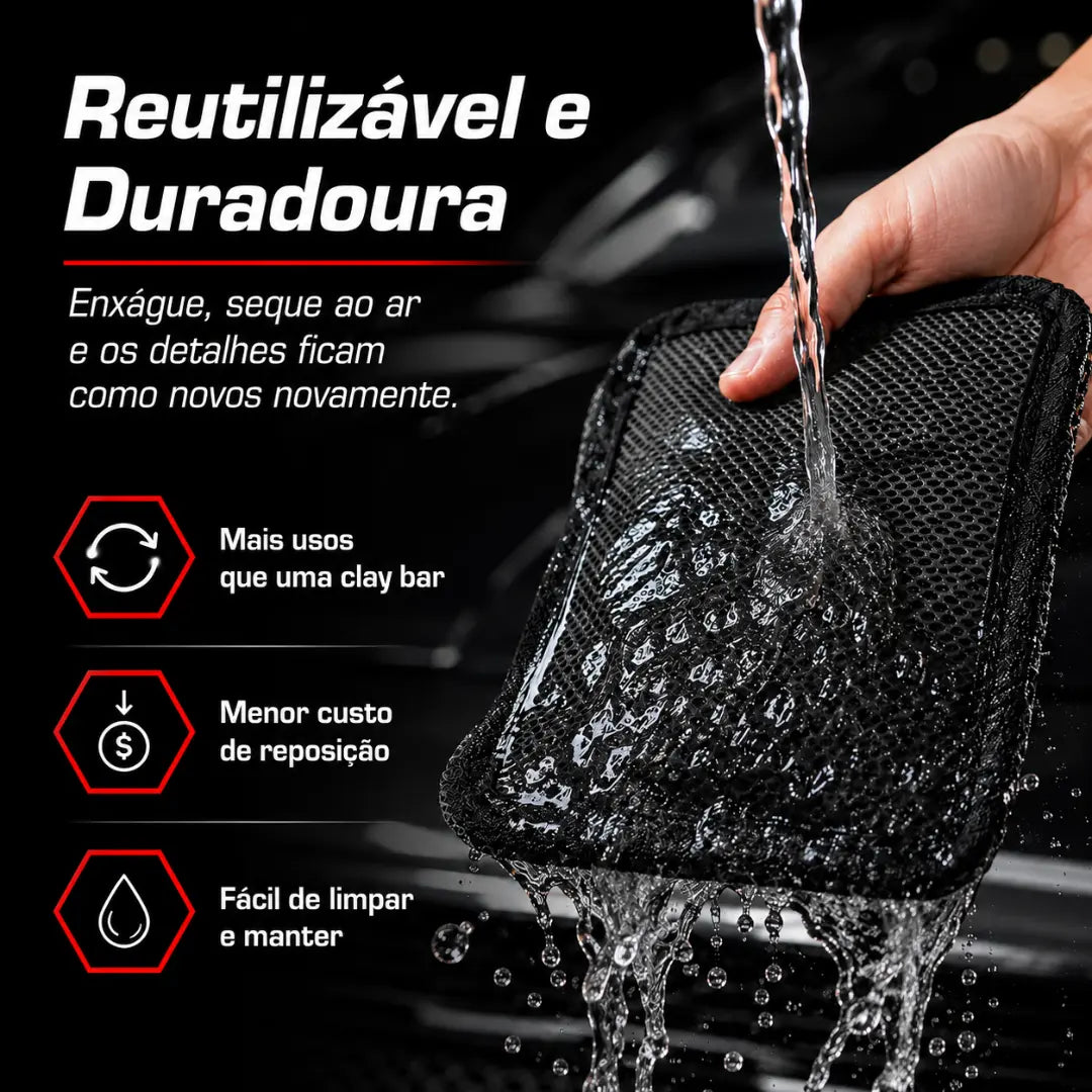 Toalha CLAY® - Toalha de Detalhamento com Efeito Clay Bar [COMPRE 1 LEVE 3]