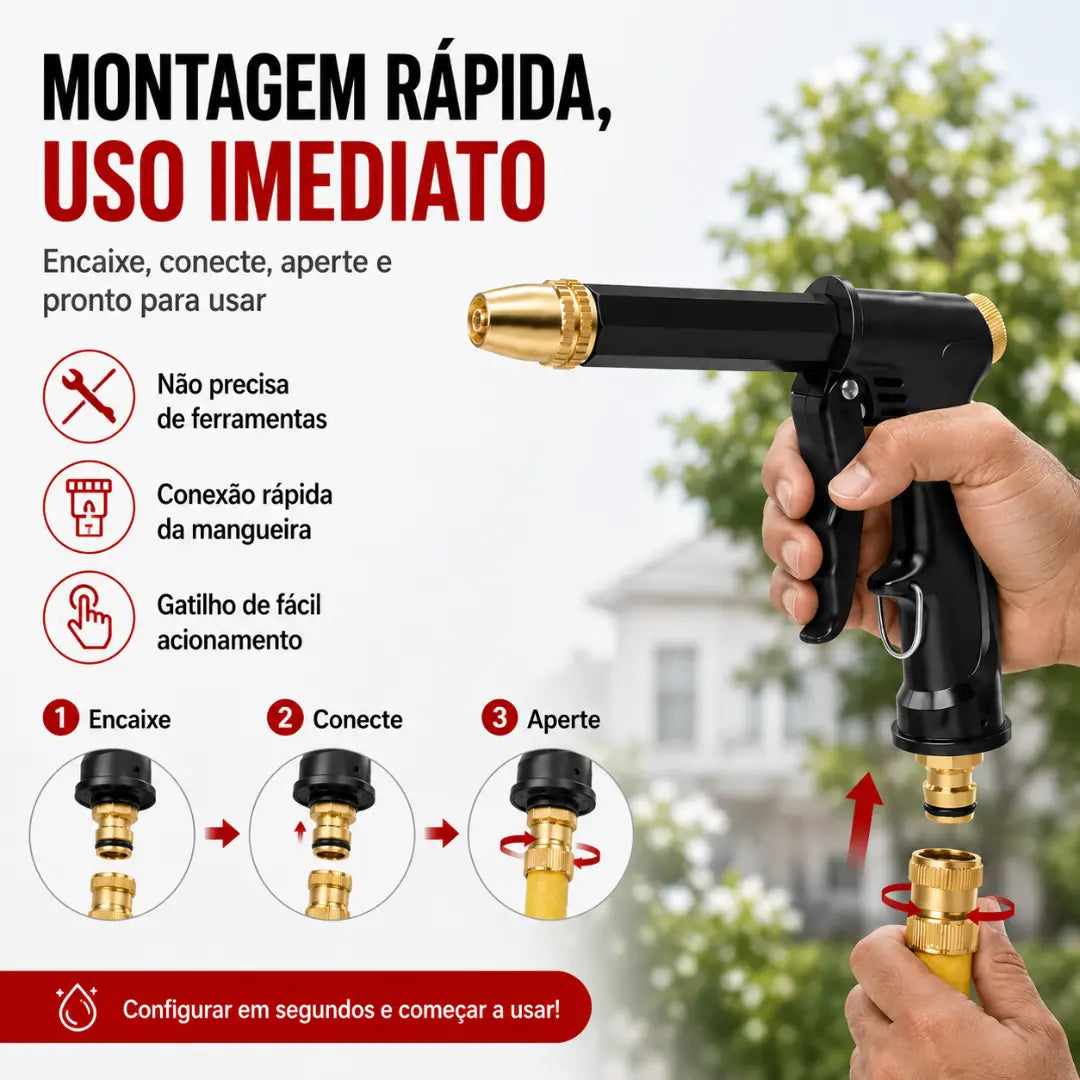 AQUAJET® - Jato de Água de Alta Pressão Portátil + Brindes Exclusivos