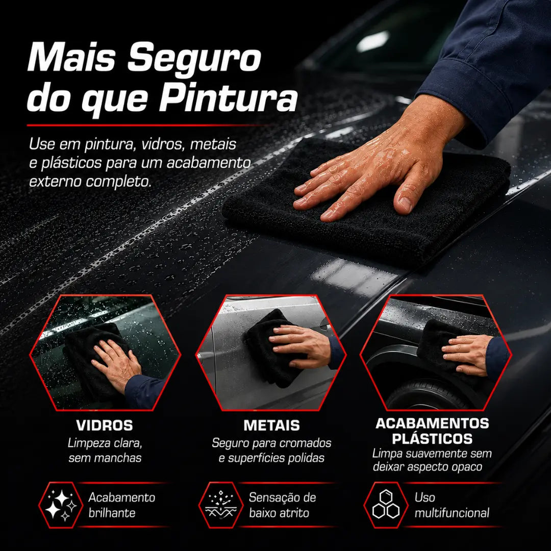 Toalha CLAY® - Toalha de Detalhamento com Efeito Clay Bar [COMPRE 1 LEVE 3]