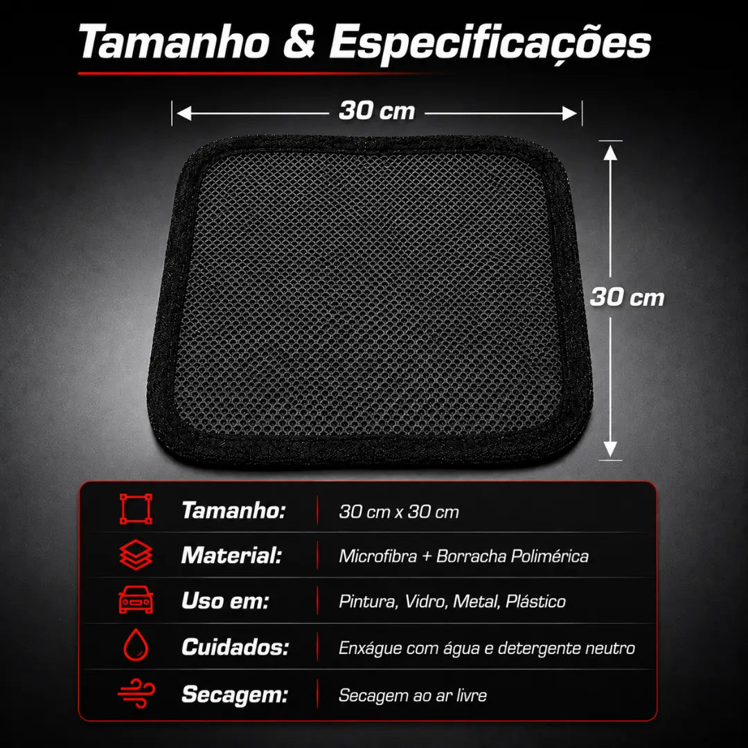 Toalha CLAY® - Toalha de Detalhamento com Efeito Clay Bar [COMPRE 1 LEVE 3]